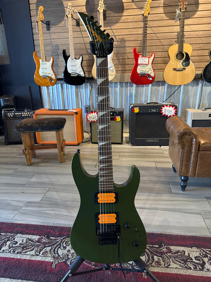 Jackson Dinky X Series Electric Guitar  	DK2XR HH - MATTE ARMY DRAB (USED)