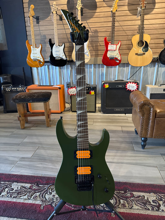 Jackson Dinky X Series Electric Guitar  	DK2XR HH - MATTE ARMY DRAB (USED)
