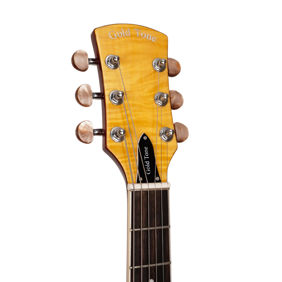 Gold Tone - Mojo: Round-neck Resonator Guitar with Pickup and Case