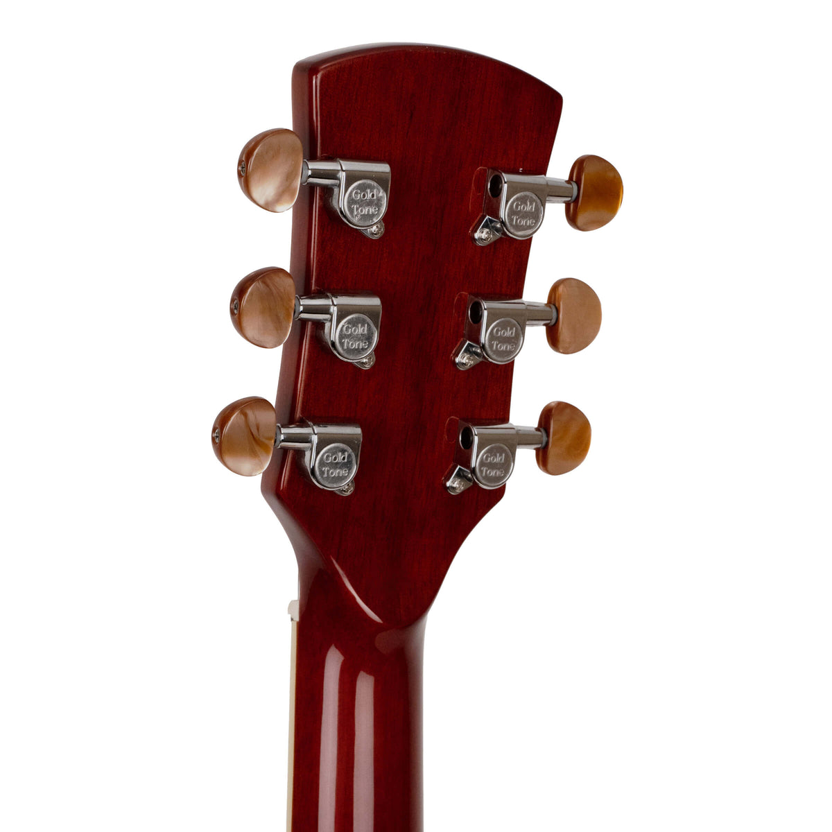 Gold Tone - Mojo: Round-neck Resonator Guitar with Pickup and Case
