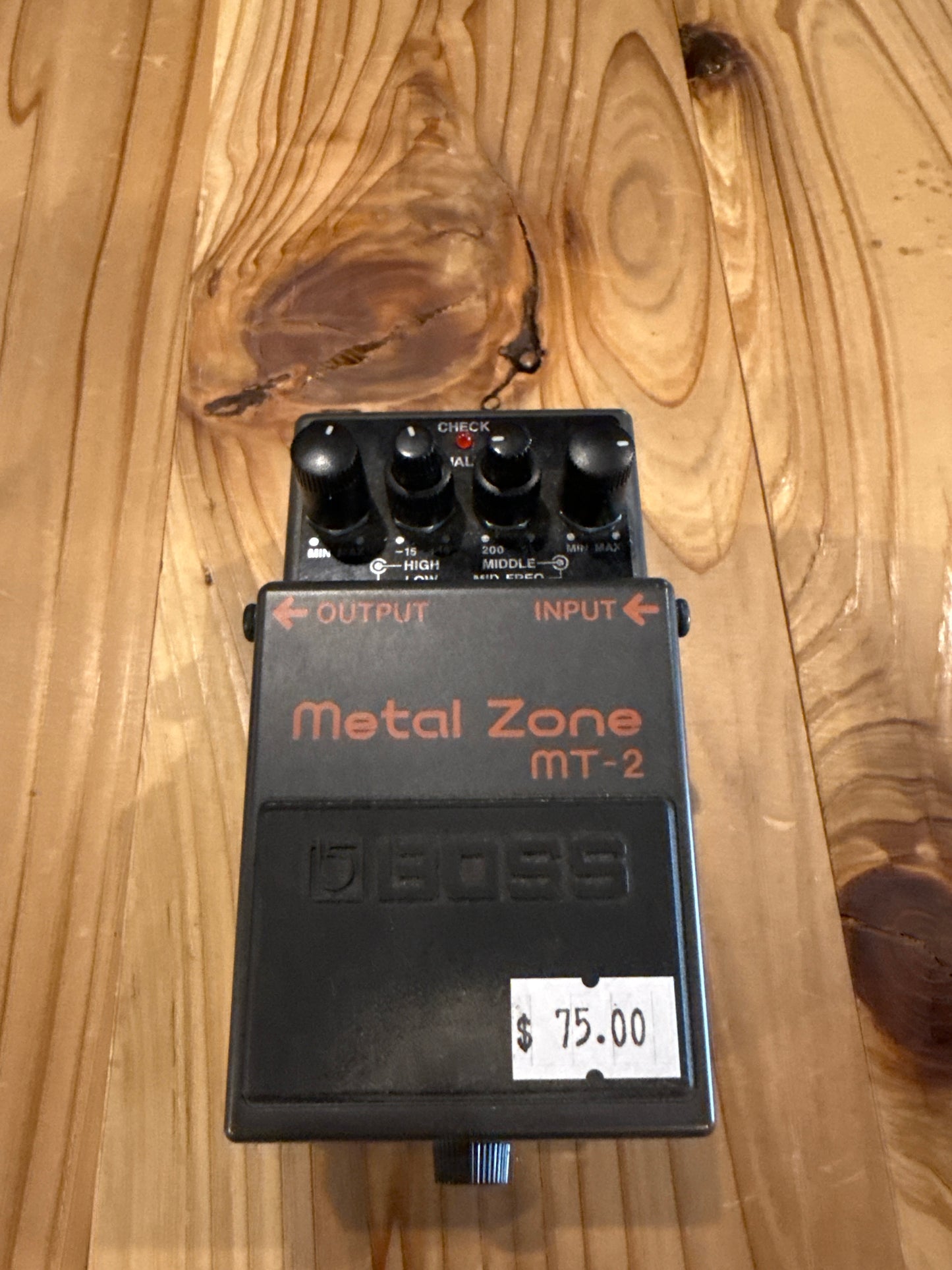 Boss MT-2 Metal Zone Pedal Silver Label (USED)