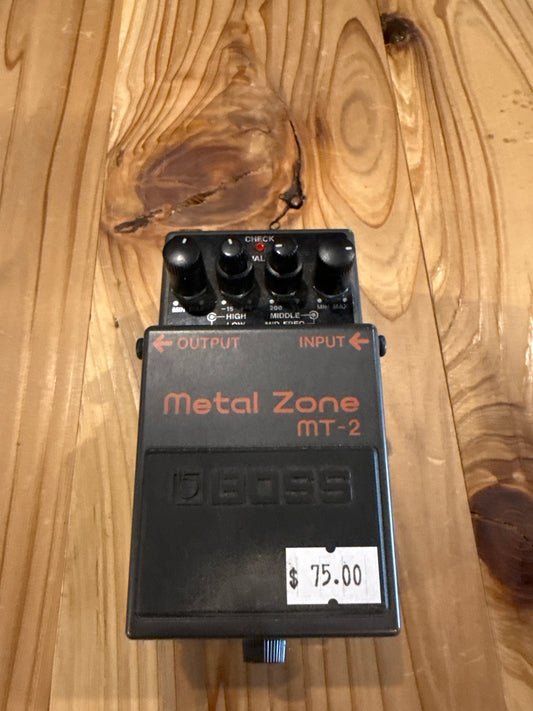 Boss MT-2 Metal Zone Pedal Silver Label (USED)