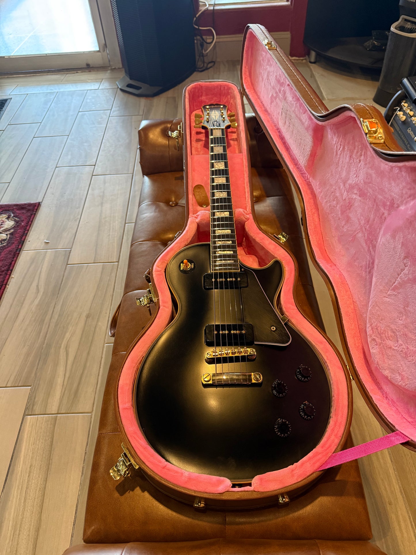 Epiphone 1955 Les Paul Custom P90s w|original paperwork and OHSC