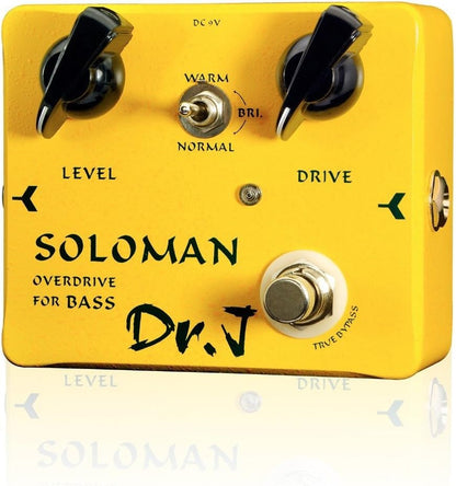 Dr J Soloman Bass Overdrive Effect Pedal D-52