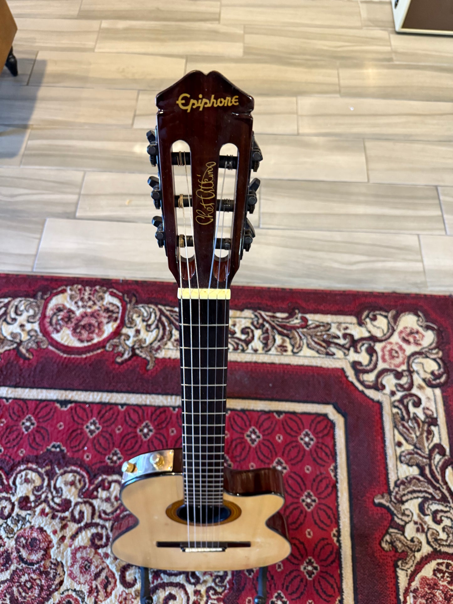 Epiphone Chet Atkins SST Custom w. Original Hard Shell Case