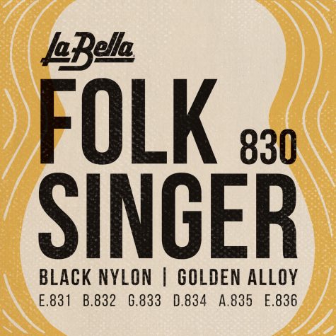 830 Folksinger – Black Nylon