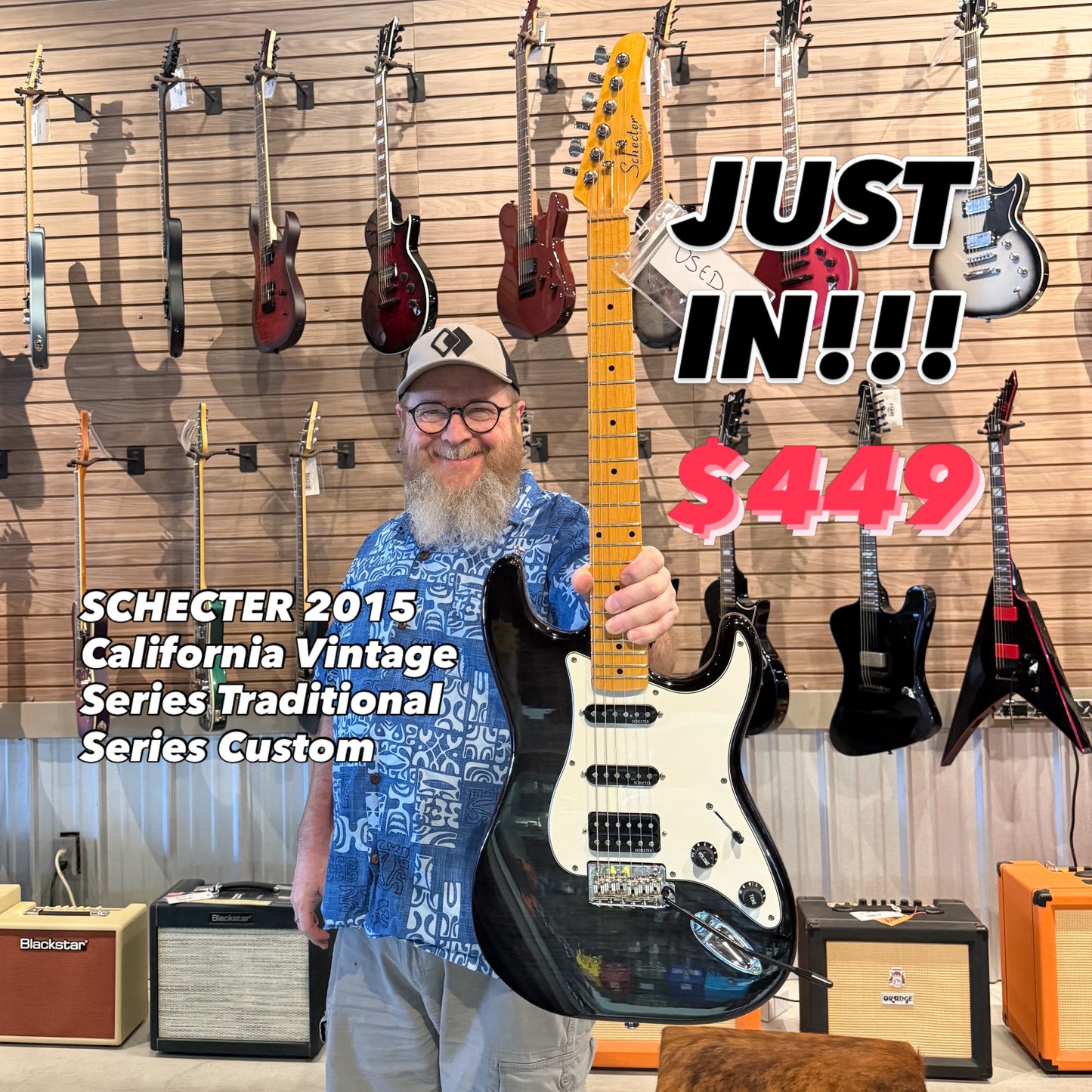 Schecter 2015 California Vintage Series Traditional Custom (Used)