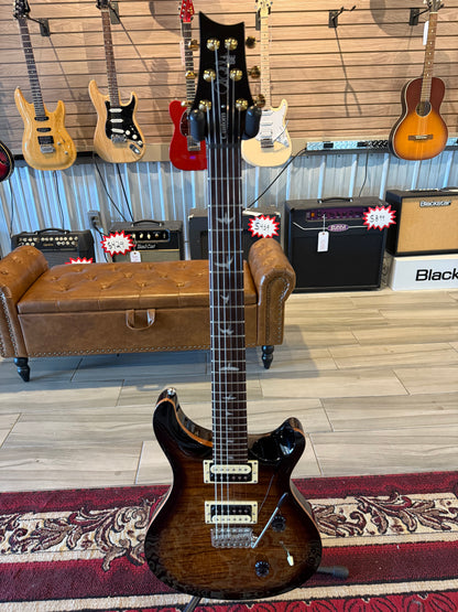 2021 PRS SE Custom 24 Black Gold Burst w/Orig Gig Bag (USED)