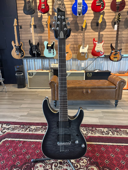 Schecter C-1 Platinum Satin Black w/EMG Active Pickups