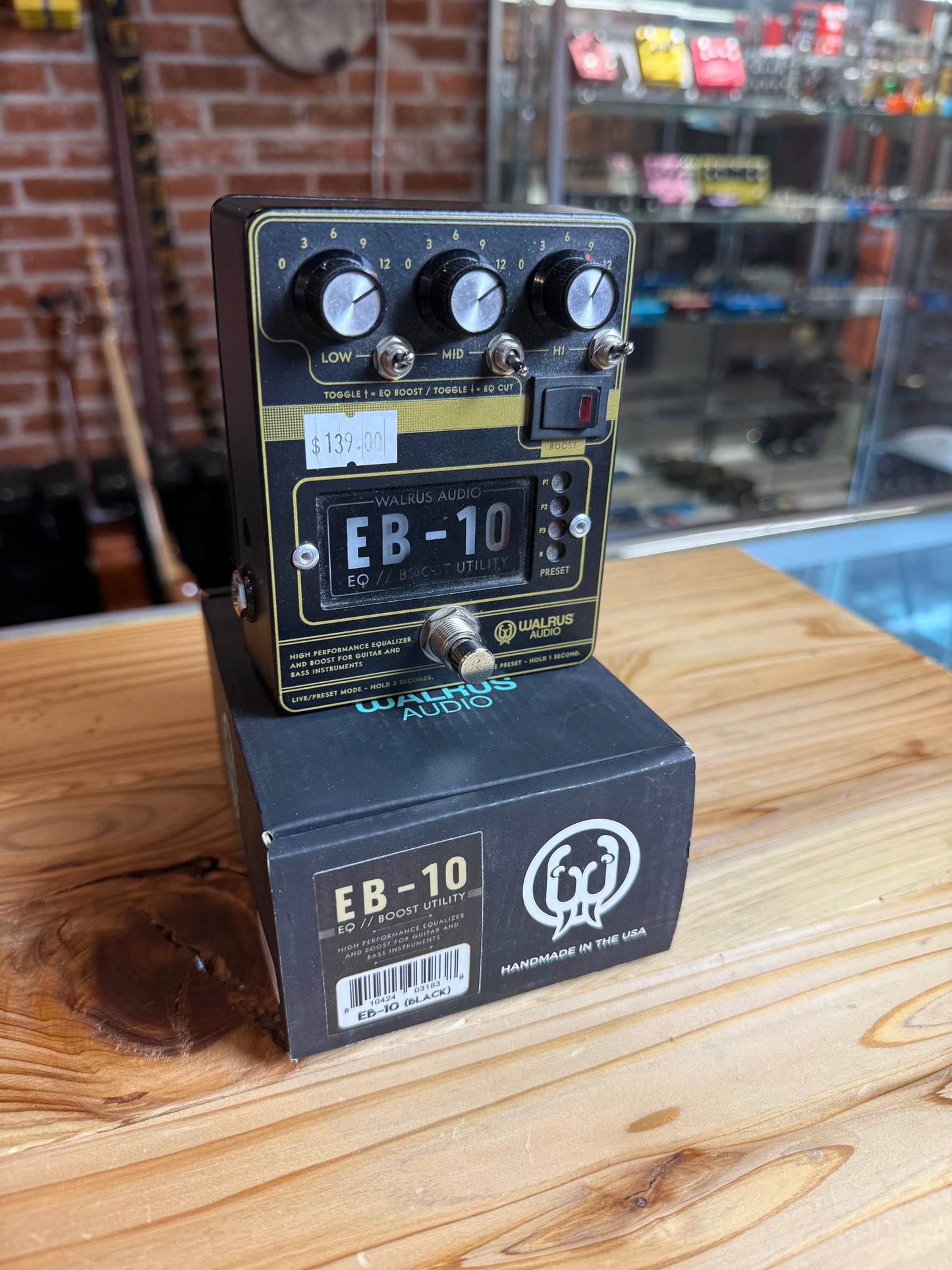 Walrus Audio EB-10 Preamp/EQ/Boost (USED)
