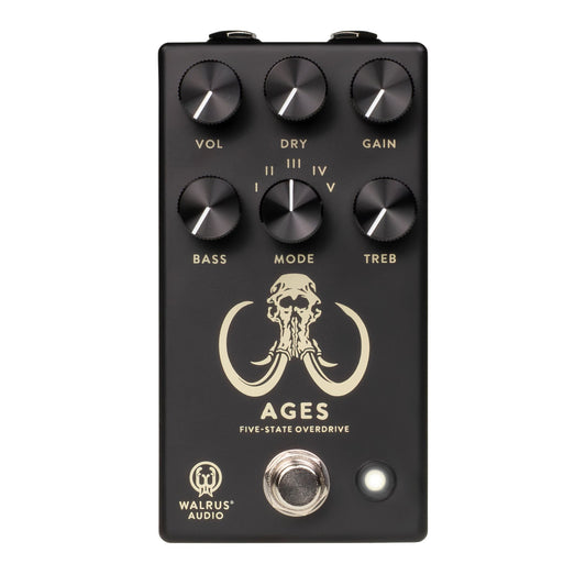Walrus Audio Ages Five-State Overdrive - BLACK MINIMAL EDITION