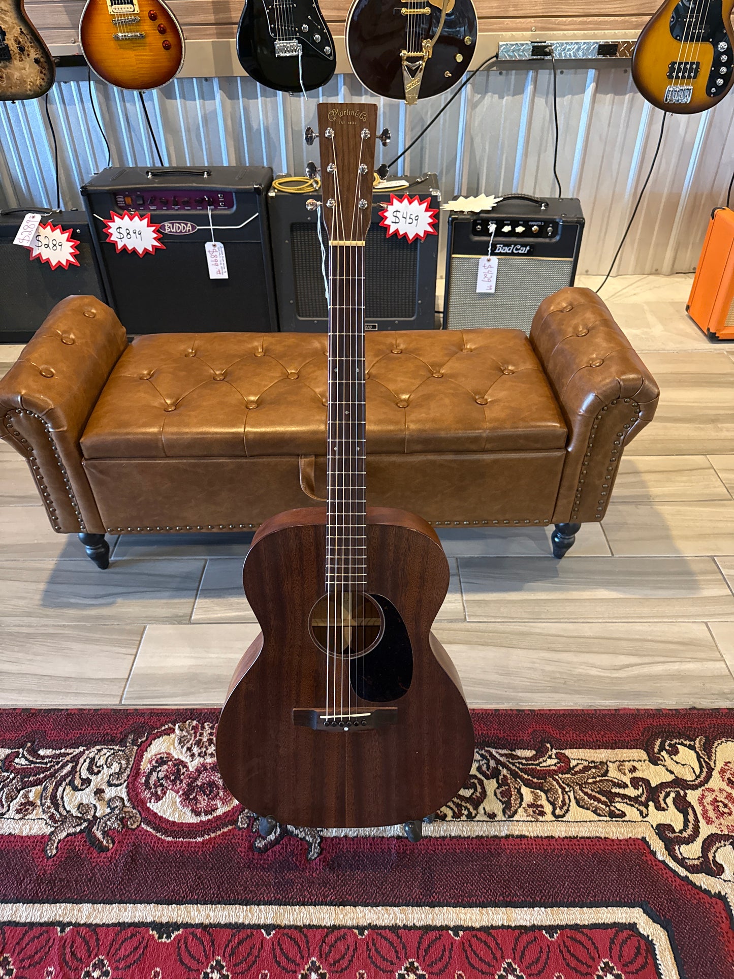 Martin 000-15M Solid Mahogany Acoustic Guitar Made in USA w/OHSC