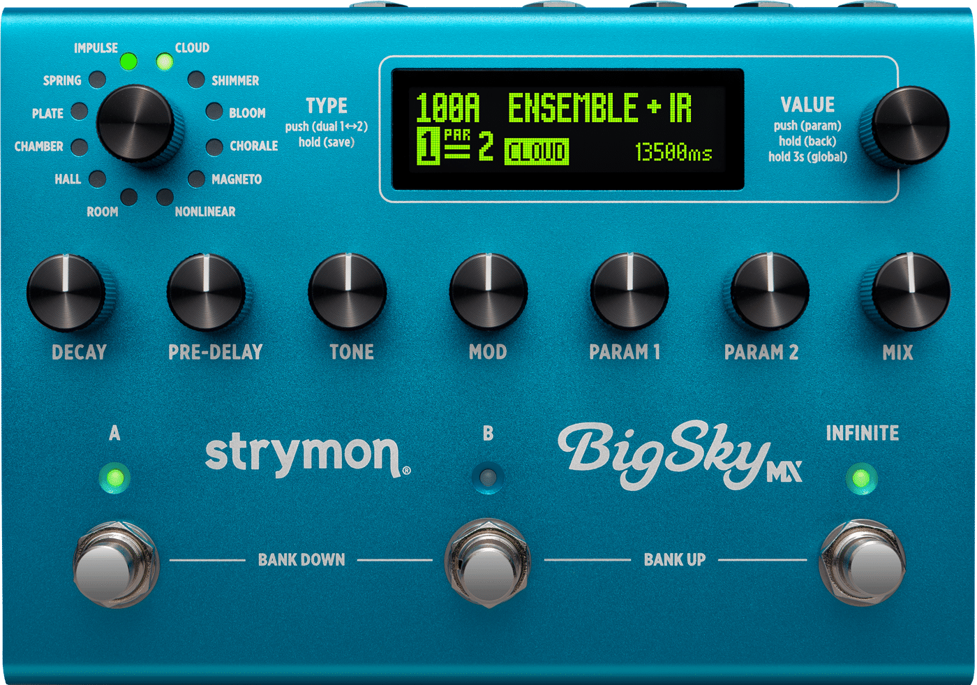 Strymon BigSky MX Next Generation Reverb Workstation