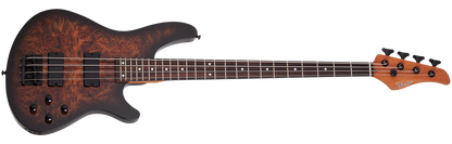 Schecter - C-4 Standard 4 String Bass Tobacco Burl