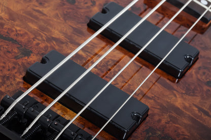 Schecter - C-4 Standard 4 String Bass Tobacco Burl