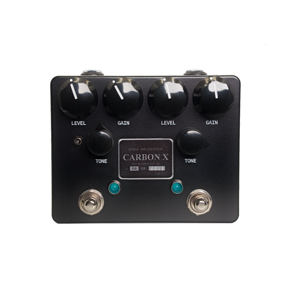 Brown Amplification Carbon X Dual Overdrive