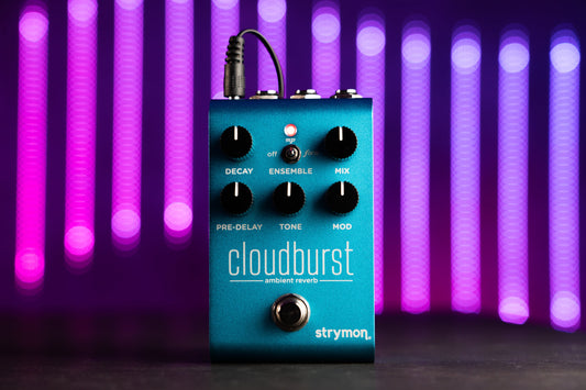 Strymon CloudBurst-Flexible reverb pedal with Ensemble capability