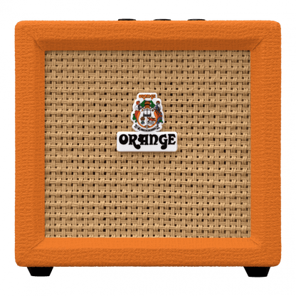 Orange Amps - Crush Mini:- 3 Watts solid state guitar combo speaker out and aux in