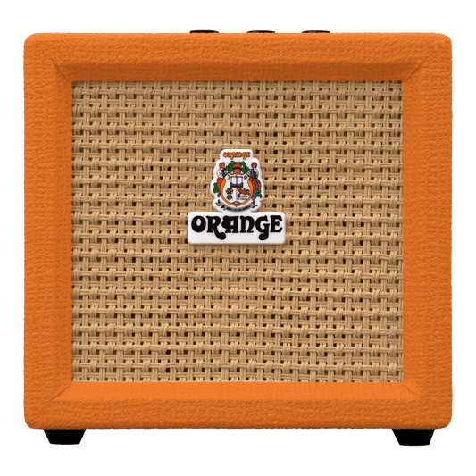 Orange Amps - Crush Mini:- 3 Watts solid state guitar combo speaker out and aux in