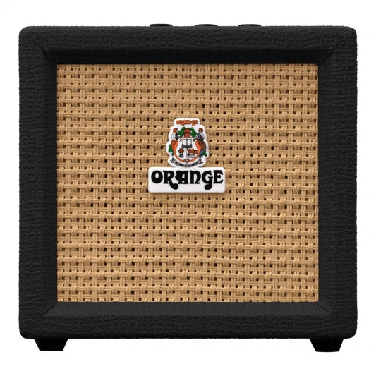 Orange Amps - Crush Mini:- 3 Watts solid state guitar combo speaker out and aux in Black