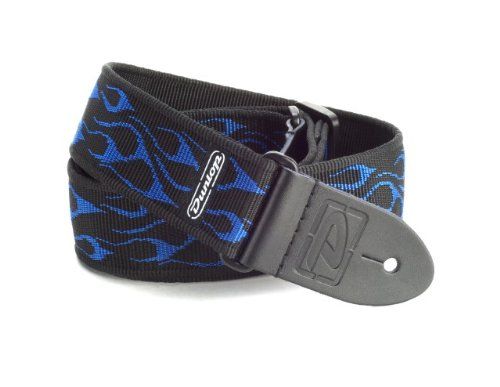 Dunlop - D38-11BL Classic Strap Flambe Blue Guitar Strap