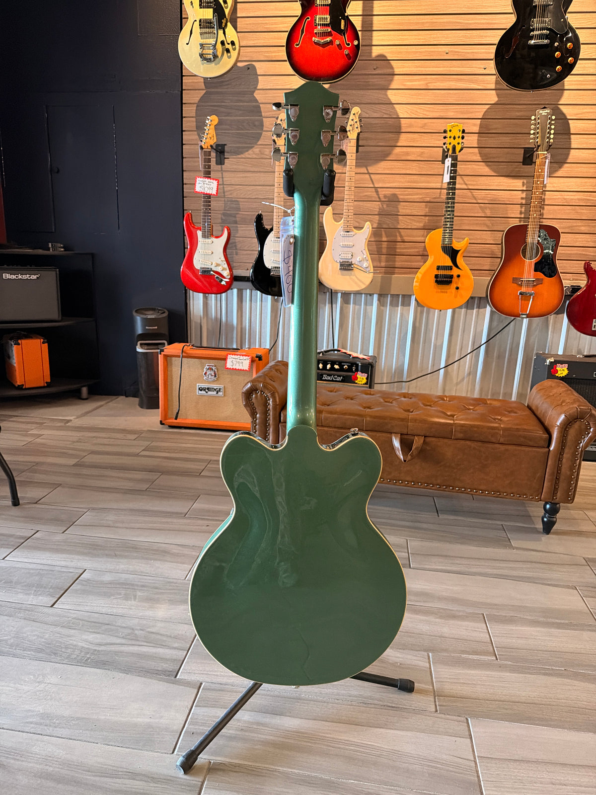 Gretsch 2022 Streamliner Center Block Hollowbody Guitar w/gig bag G2627T/GRG (USED)
