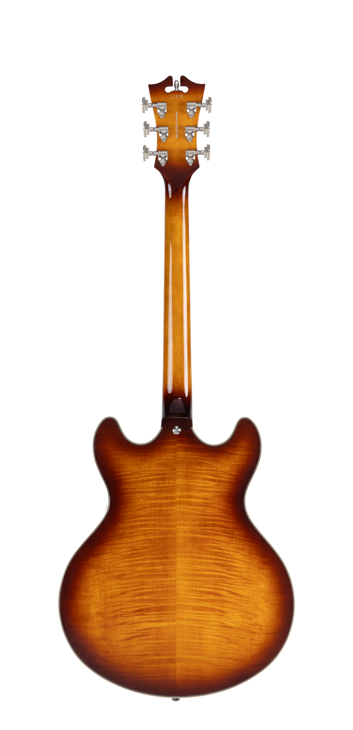 D'Angelico Premier DC - Dark Iced Tea Burst - Gig Bag