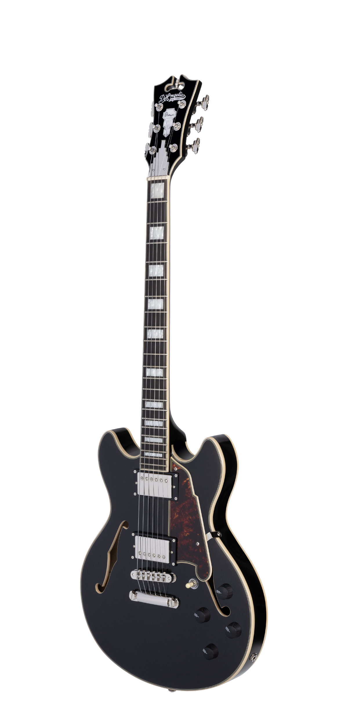 D'Angelico Premier Mini DC - Black Flake w/Gig Bag