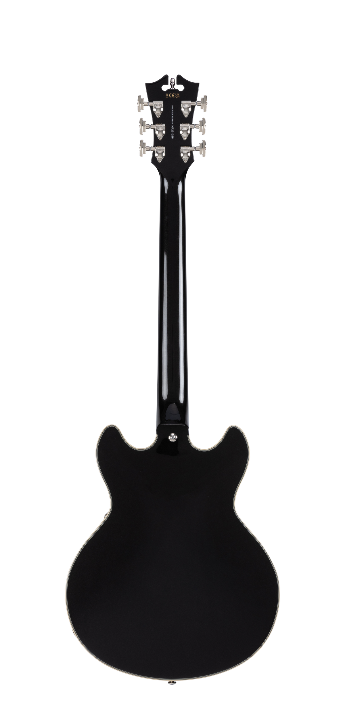 D'Angelico Premier Mini DC - Black Flake w/Gig Bag