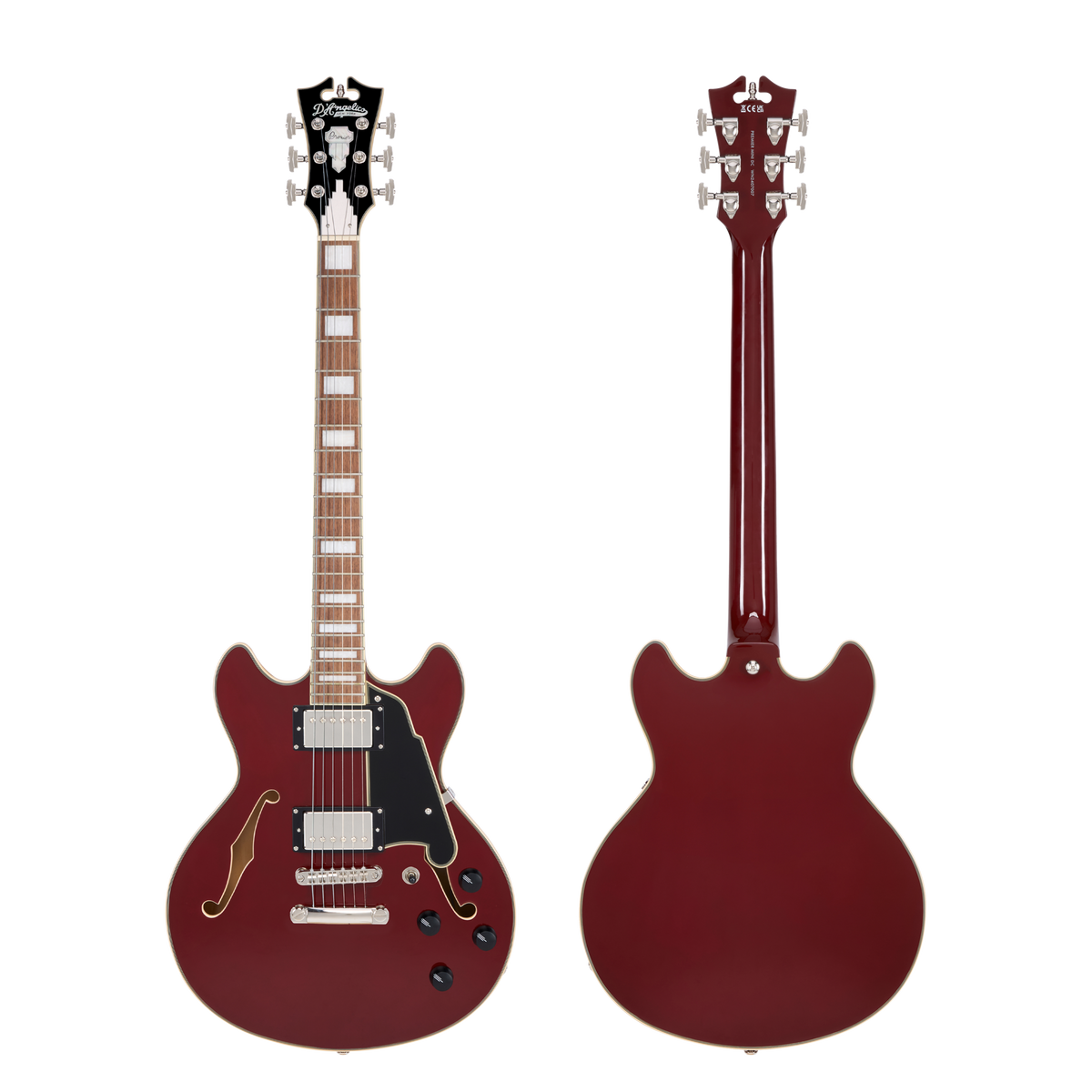 D'Angelico Premier Mini DC - Burnt Red