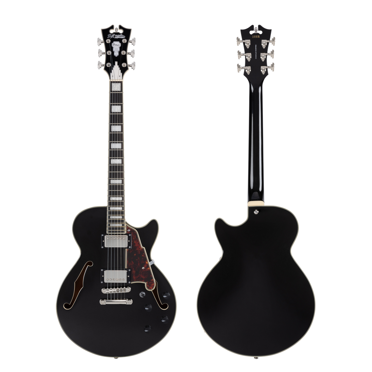 D'Angelico Premier SS - Black Flake