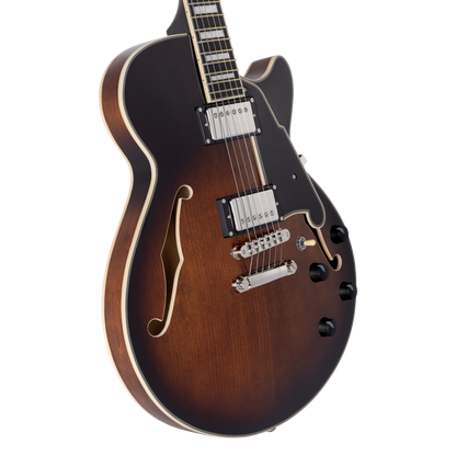 D'Angelico Premier SS - Brown Burst w/Gig Bag