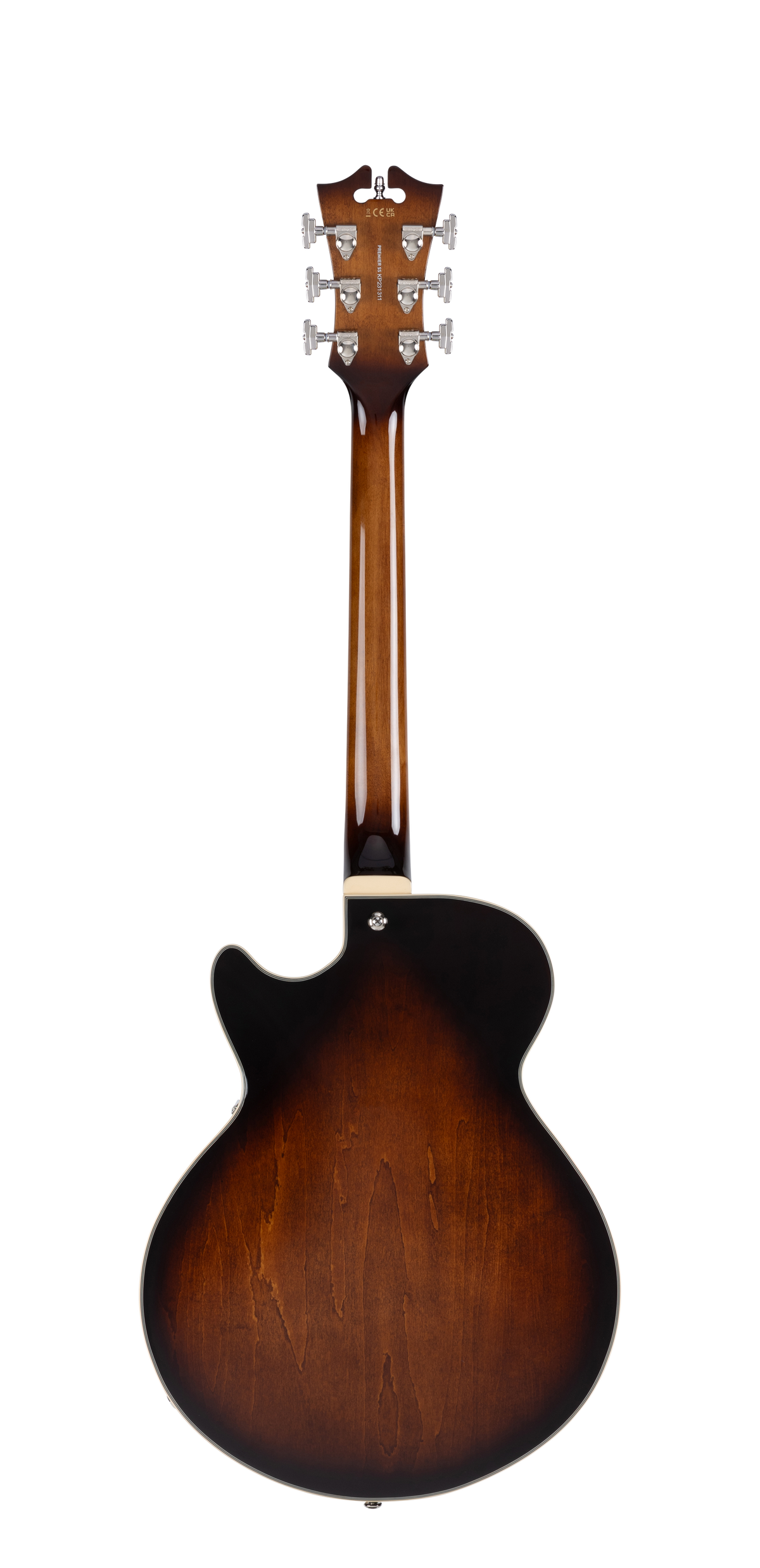 D'Angelico Premier SS - Brown Burst w/Gig Bag