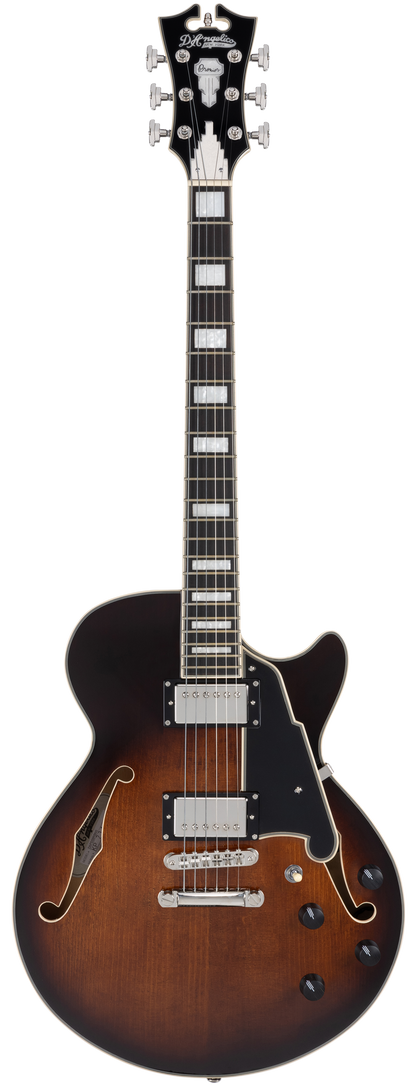 D'Angelico Premier SS - Brown Burst w/Gig Bag