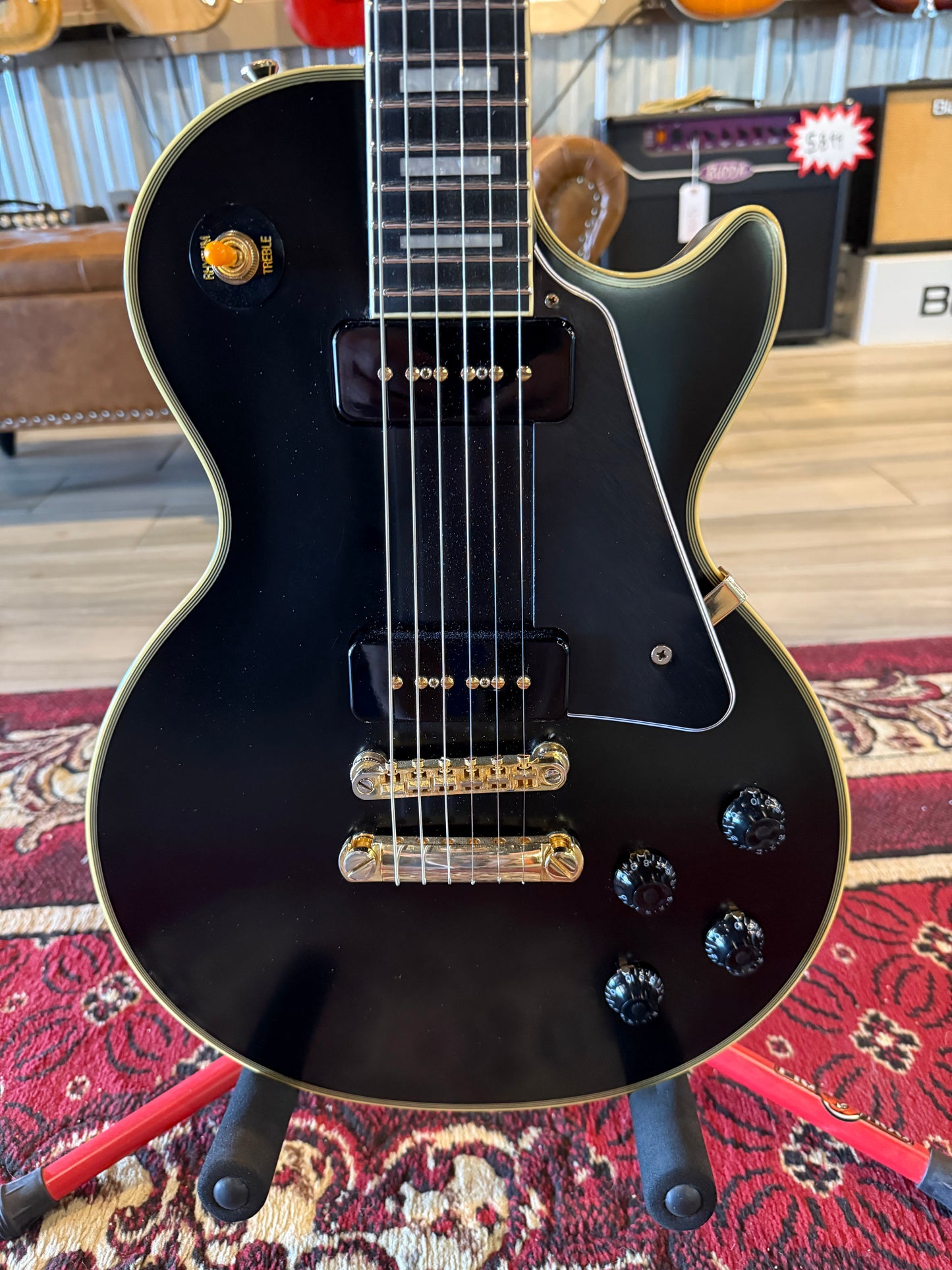 Epiphone 1955 Les Paul Custom P90s w|original paperwork and OHSC
