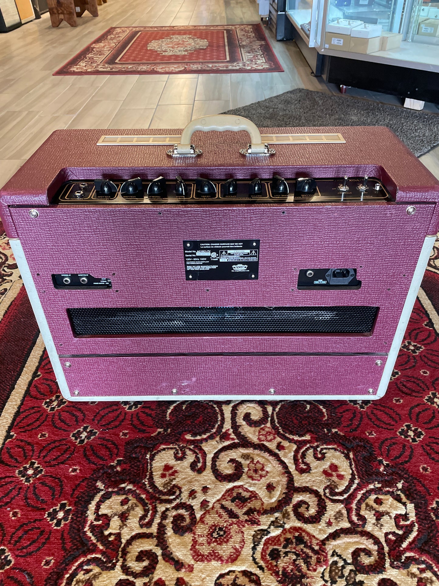 [RENTAL] Vox AC15C1-TV Limited Edition 2-Channel 15-Watt 1x12" Guitar Combo (USED)