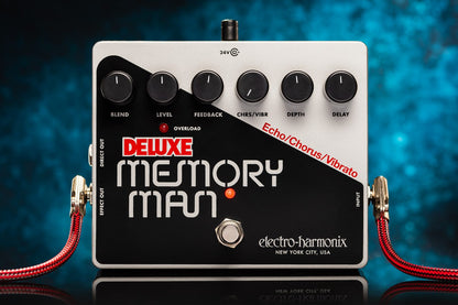  ELECTRO-HARMONIX EHX DELUXE MEMORY MAN FRONT PRODUCT PROMO VIEW