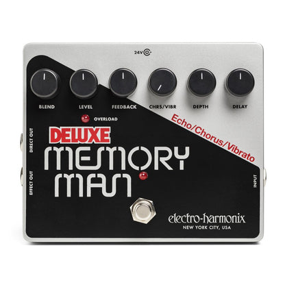  ELECTRO-HARMONIX EHX DELUXE MEMORY MAN  TOP FRONT VIEW