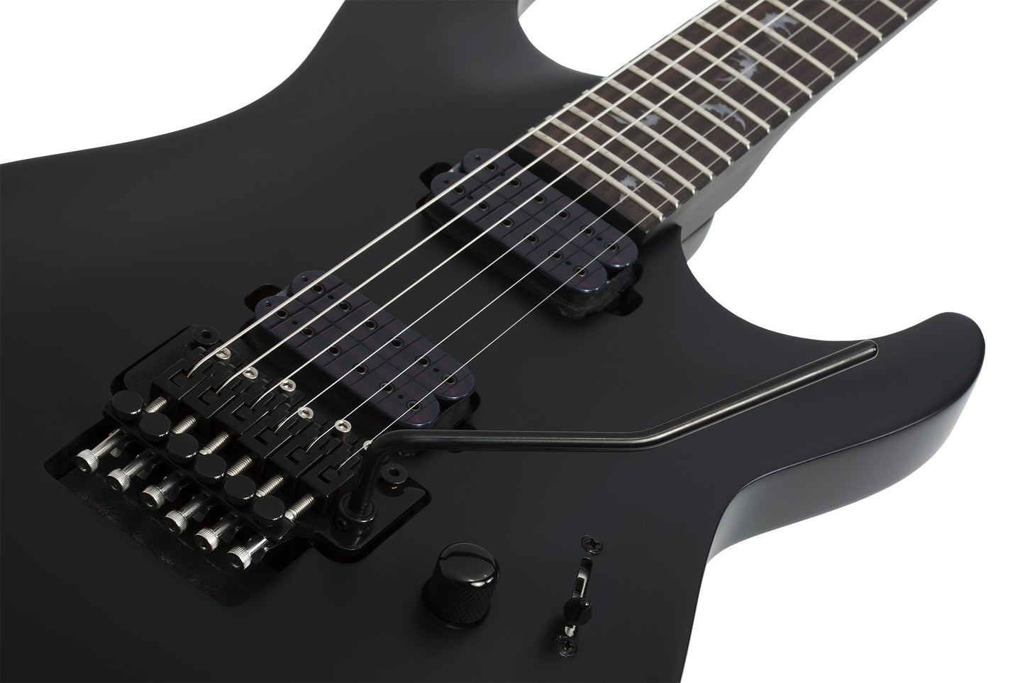 Schecter Damien-6 FR Satin Black