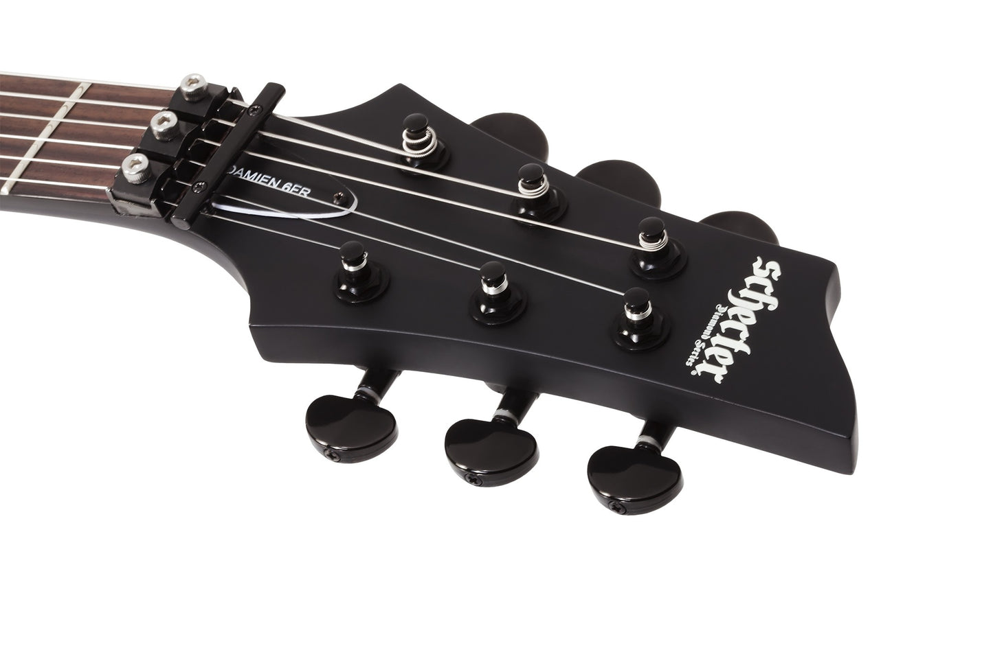 Schecter Damien-6 FR Satin Black