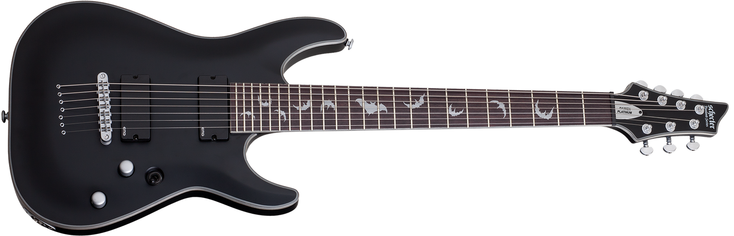 Schecter Damien Platinum-7 Satin Black
