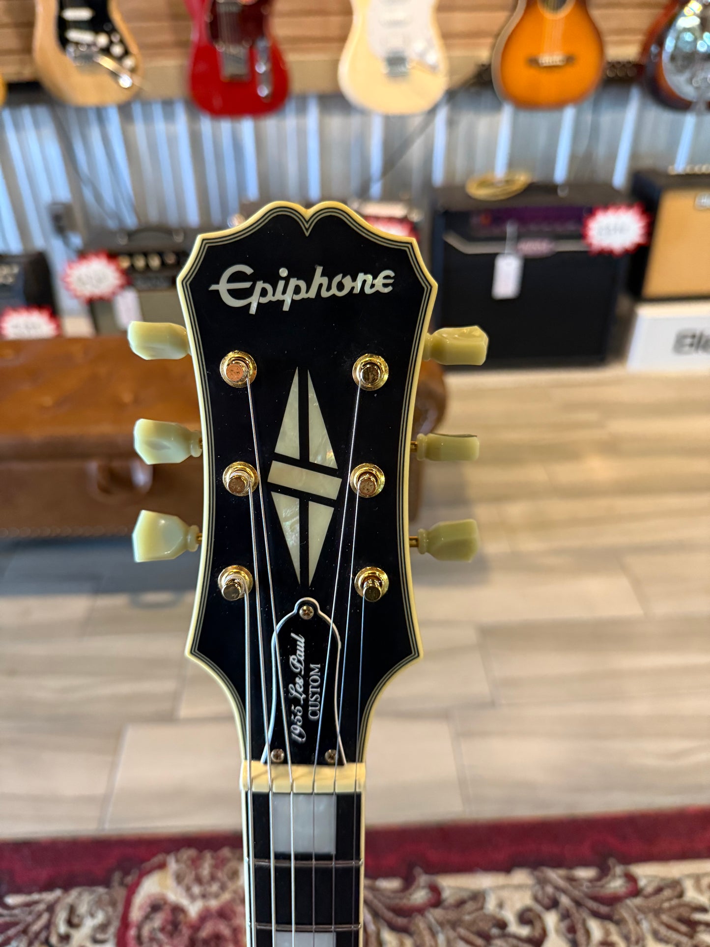 Epiphone 1955 Les Paul Custom P90s w|original paperwork and OHSC