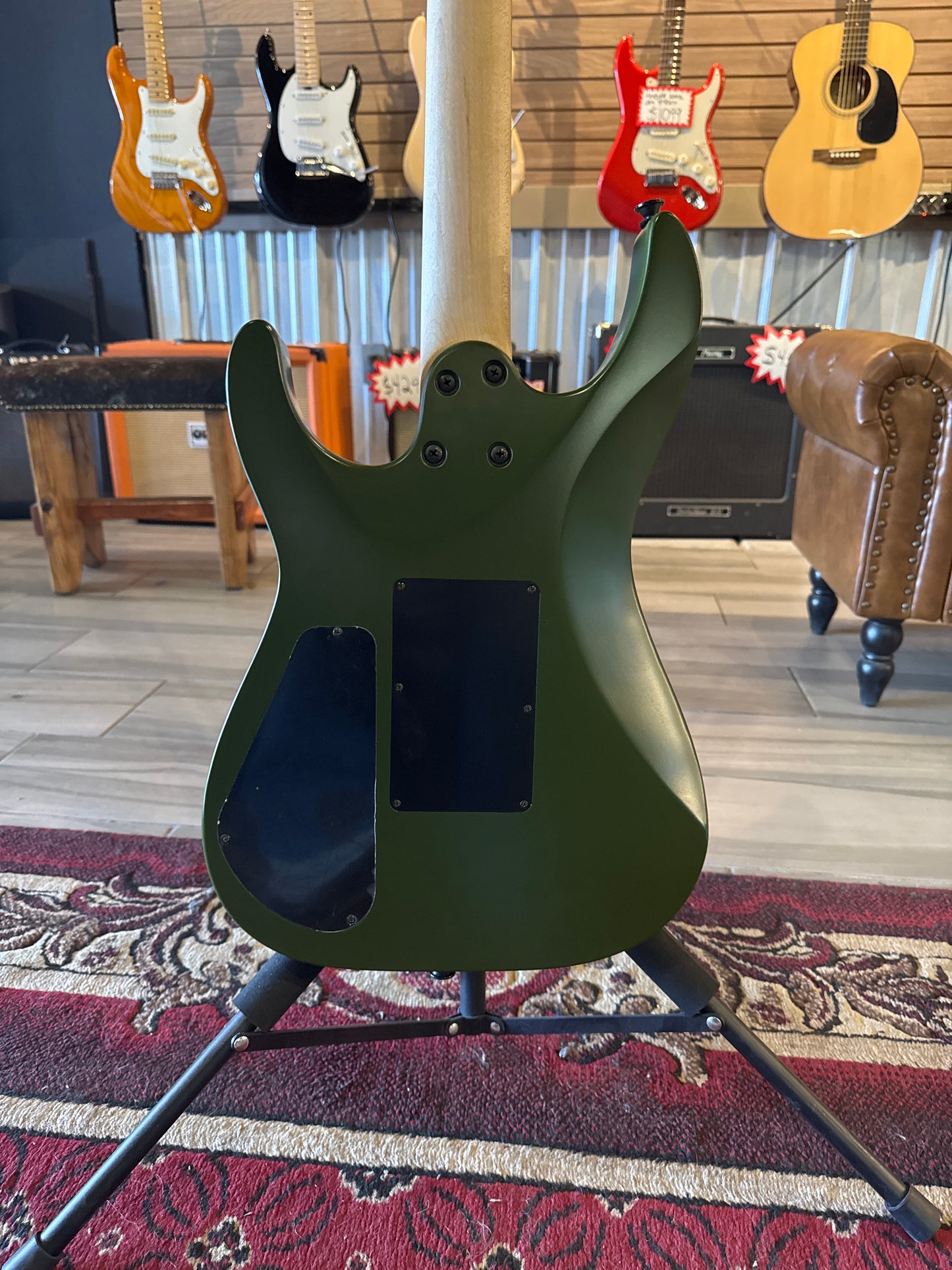 Jackson Dinky X Series Electric Guitar  	DK2XR HH - MATTE ARMY DRAB (USED)