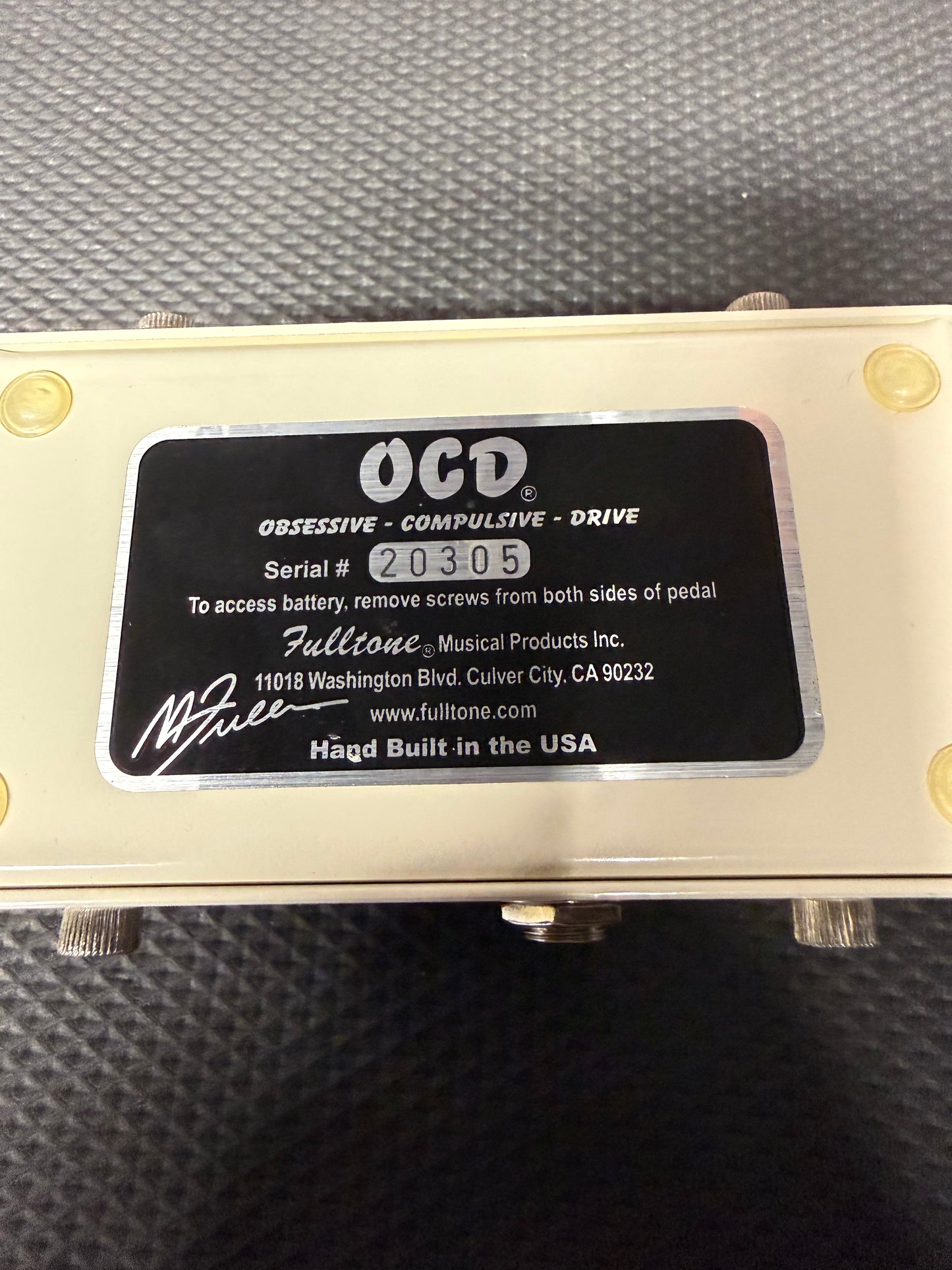 Fulltone USA OCD 1.4 Hand Built in California (USED)