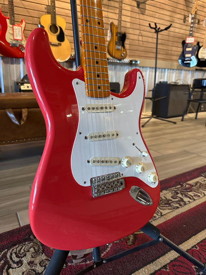 FENDER 1999 50'S CLASSIC SERIES STRATOCASTER CUSTOM FIESTA RED