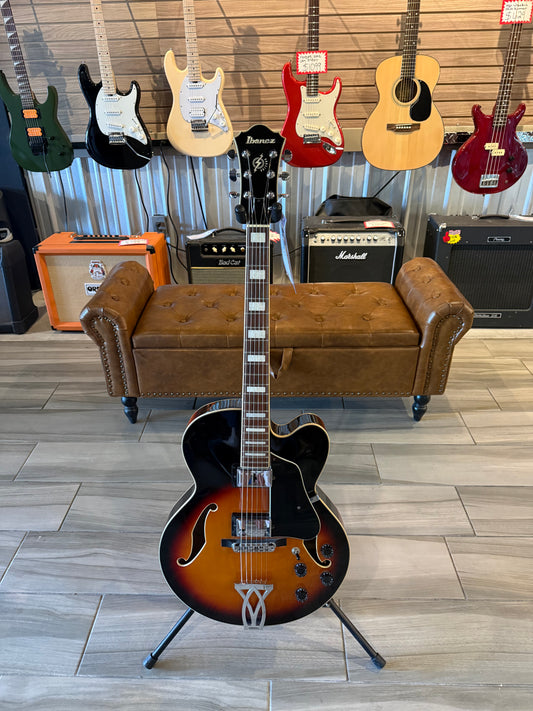 Ibanez AF75TRS Hollowbody Electric Guitar Brown Sunburst