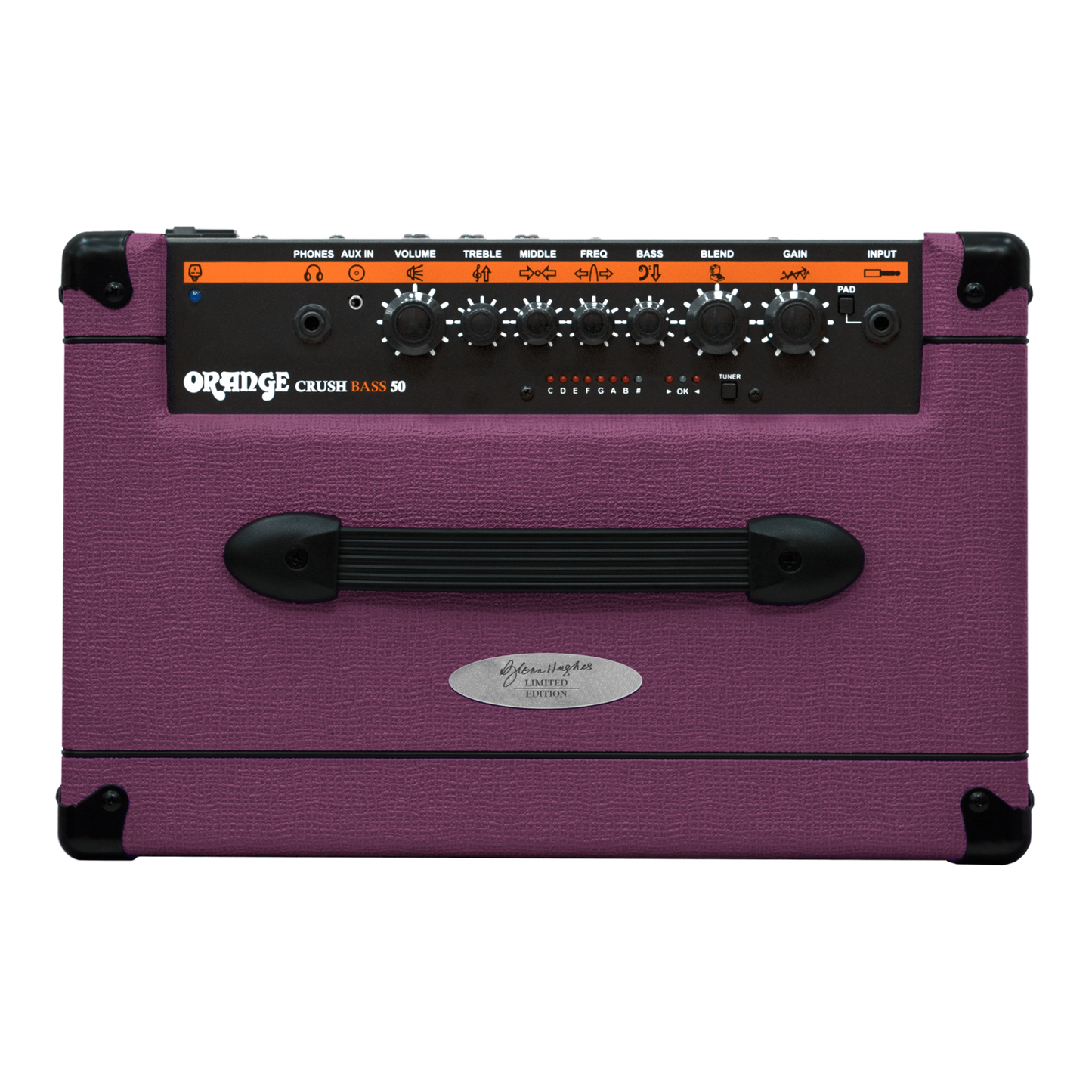 Orange Amps -Crush Bass 50 - Glenn Hughes Limited Edition in Purple 50W Bass guitar amplifier combo