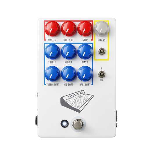 JHS Pedals COLOUR BOX V2 PREAMP / EQ / OVERDRIVE / DISTORTION / FUZZ / DI BOX