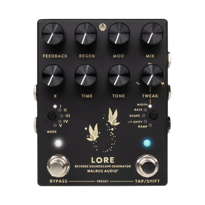 Walrus Audio Lore Reverse Soundscape Generator MKII, Black