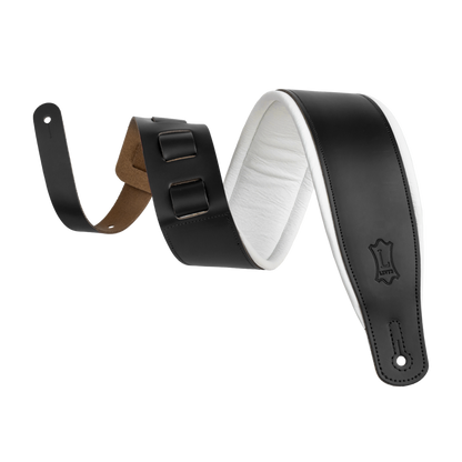 Levy's Amped Leather Series M26PD-BLK_WHT Black/White